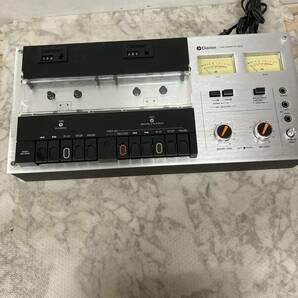 SY3117 Clarion デュアルカセットデッキ MD-8080A 現状品 通電のみ確認済の画像1