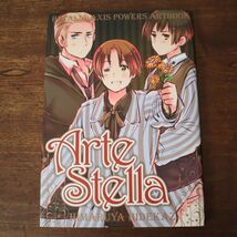 fc60529 ヘタリア AXIS POWER ARTBOOK Arte Stella アルテステラ 画集 トランプ 缶 B2 両面ポスター シール 日本 アニメ_画像3