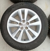 ★中古品★ TOYOTA 20ウィッシュ 純正アルミ 16×6J+45 100-5H MICHELIN X-ICE 195/60R16 2014年 スタッドレス ガリキズ【他商品と同梱歓迎_画像3