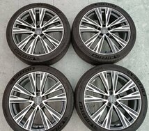 ★中古品★ AUDI A6 純正 20×8.5J＋43 112-5H MICHELIN PILOT SPORT4 255/40R20 アウディ ミシュラン ガリキズあり【他商品と同梱歓迎】_画像1