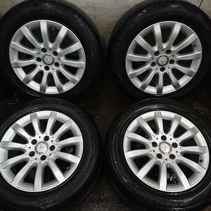 ★中古品★ベンツ Eクラス 純正 momo/M3/225/55R16　16×7.5J +42 112-5穴 ホイール4本セット【他商品と同梱歓迎】