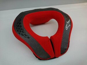 ★中古品★ALPINESTARS アルパインスターズ SEQUENCE YOUTH NECK ROLL ネックロール ネックガード L/XLサイズ レッド【他商品と同梱歓迎】