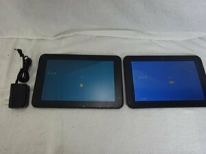 ★中古品★SMILE ZEMI タブレット 2台セット KC-T301DT SZJ-JS202 スマイルゼミ