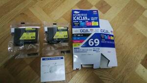 EPSON　エプソン用インクカートリッジ社外品　IC4CL69互換　ブラック　イエロー　新品未開封