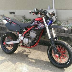 タイヤ前後バリ山　KLX250 好調