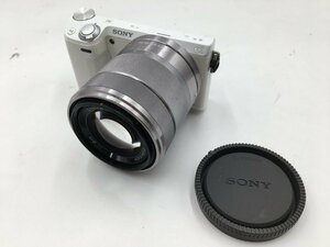 ♪▲【SONY ソニー】ミラーレス一眼カメラ 部品取り NEX-5R/SEL1855 0306 8