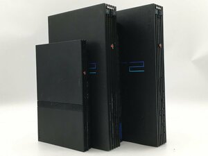 ♪▲【SONY ソニー】PS2 PlayStation2 本体 3点セット SCPH-70000 他 まとめ売り 0308 2