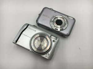 ♪▲【FUJIFILM フジフイルム】コンパクトデジタルカメラ 2点セット FinePix JV100/F40fd まとめ売り 0311 8