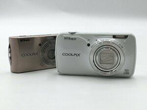 ♪▲【Nikon ニコン】コンパクトデジタルカメラ 2点セット COOLPIX S800c/S520 まとめ売り 0312 8