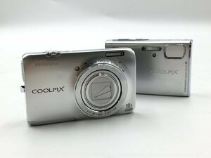 ♪▲【Nikon ニコン】コンパクトデジタルカメラ 2点セット COOLPIX S6300/S50 まとめ売り 0312 8