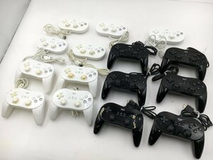 ♪▲【Nintendo ニンテンドー】Wii クラシックコントローラーPRO 他 15点セット RVL-005(-02) 他 まとめ売り 0313 6