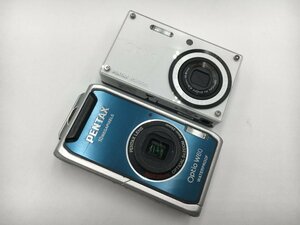 ♪▲【PENTAX ペンタックス】コンパクトデジタルカメラ 2点セット Optio RS1000/W60 まとめ売り 0315 8