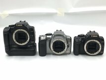 ♪▲【Canon キャノン】デジタル一眼レフカメラボディ 部品取り 3点セット EOS Kiss Digital/Digital X まとめ売り 0321 8_画像3