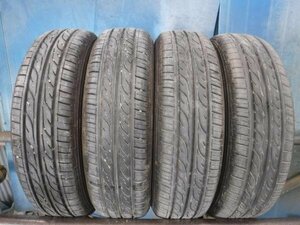 送料無料★8～9分山 23年 4本 ダンロップ 165/70R14 ENASAVE EC202 14インチ★34192