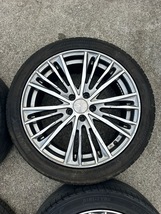 Brocken　17インチ　アルミホイール　中古品　バリ溝　4本セット　17X7JJ　+28　PCD114.3　クラウン　ロイヤル　アスリート_画像3