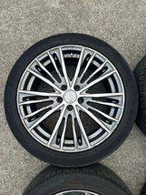 Brocken　17インチ　アルミホイール　中古品　バリ溝　4本セット　17X7JJ　+28　PCD114.3　クラウン　ロイヤル　アスリート_画像2