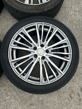 Brocken　17インチ　アルミホイール　中古品　バリ溝　4本セット　17X7JJ　+28　PCD114.3　クラウン　ロイヤル　アスリート_画像5