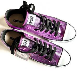 ■ CONVERSE ALL STAR コンバース オールスター シャイニー 光沢ピンクメタリック OX 7.5 26cm 未使用