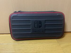 Nintendo Switchlight 収納バッグ 任天堂 スイッチライト カセットケース ゲーム 収納ポーチ 赤 黒 保護ケース NINTENDO 美品 未使用