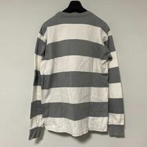 美品 butcher products ワイド ボーダー カットソー L/S T シャツ 40 ブッチャープロダクツ タイムウォーン atlast 辺見_画像3