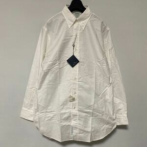 新品未使用品 アメリカ製 ブルックスブラザーズ オックスフォード ボタンダウン シャツ 16 1/2 L USA brooks brothers OXford BD shirt