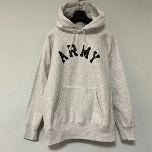 美品 リアル マッコイズ リバースウィーブ タイプ ARMY 両面 プリント スウェット パーカー M real McCoy reverse sweat parka