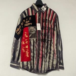 新品 black market ANARCHY shirt M ブラック マーケット アナーキー シャツ パンク ロック ピストルズ マルクス