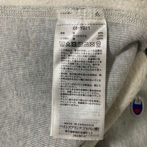 美品 Champion リバースウィーブ 単 タグ 復刻 3段 カプセル染み込み プリント スウェット シャツ L チャンピオン reverse weaveの画像8