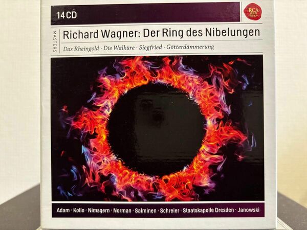 ワーグナー　楽劇ニーベルングの指環全曲　ヤノフスキー指揮　ドレスデンシュターツカペレ　14CD