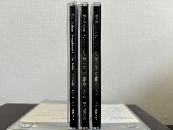 ブラームス　交響曲全集　バルビローリ指揮　ウィーン・フィルハーモニー　3CD