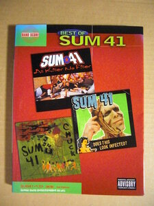 ★輸入版 バンドスコア【SUM41 ベスト◇BEST OF SUM 41 】改訂版★