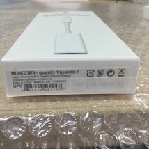 (D0106) 中古新品 Apple サンダーボルト イーサネット 有線LAN アダプター MD463ZM/A Model A1433_画像3