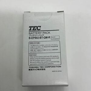 ◎(D382) 新品 TEC　ポータブルプリンタB-EP2DL用　純正バッテリー　B-EP802-BT-QM-R