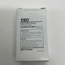 ◎(D382) 新品 TEC　ポータブルプリンタB-EP2DL用　純正バッテリー　B-EP802-BT-QM-R_画像1