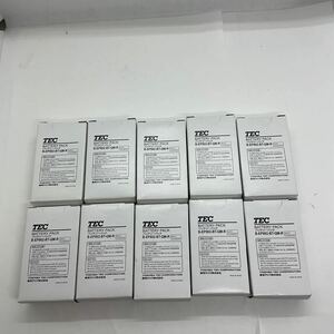 ◎(D383) 新品 TEC　ポータブルプリンタB-EP2DL用　純正バッテリー　B-EP802-BT-QM-R　10個