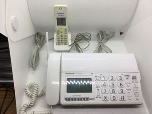 Panasonic 電話機 KX-PD304-W 親機　子機1台　電話線あり　パナソニック FAX コピー通電確認済