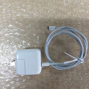 ◎(D0101) Apple 純正 10W USB 電源アダプター 充電器 A1357 ライトニングケーブル付 ACアダプタ USB アダプタ Adapter iPad iPhone Macの画像3