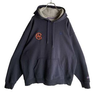 チャンピオン Champion パーカー ネイビー 2XL