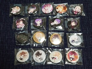 DIABOLIK LOVERS 32mm 缶バッジ 17個セット アヤト カナト ライト シュウ レイジ スバル ルキ コウ ユーマ アズサ SKiT Dolce Rejet (A)