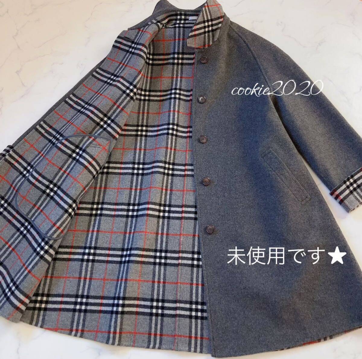 高級【人気キャメル色カシミヤウールコート】バーバリー、BURBERRY