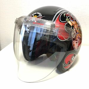 最終値下げ！ 絶版希少■OGA KABUTO ワンピース ジェットヘルメット■サイズM/L 入手困難 生産終了品