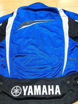 軽い目だつカッコイイ！！■TEAM YAMAHA ヤマハ ワイズギア ライダース メッシュジャケット■Mサイズ これからの季節に最適！_画像7