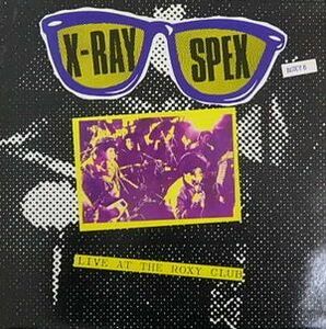 X-RAY SPEX LIVE AT THE ROXY CLUB RRLP-140 UK 中古洋楽LPレコード