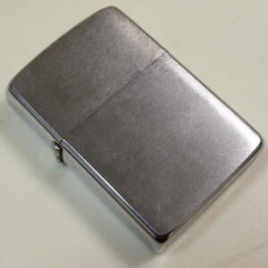 ♪1981年製 ZIPPO ビンテージ ジッポー オイルライター プレーン サテン仕上 ZIPPO 現状渡し