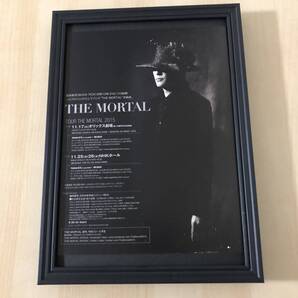 kj ★額装品★ 櫻井敦司 ソロ THE MORTAL 広告 貴重写真 A4サイズ額入り ポスター風デザイン BUCK-TICK バクチク CD dvd ライブ BUCKTICK