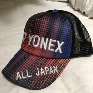 限定 超限定品  最新 オールジャパン ALL JAPAN YONEX ヨネックス 限定キャップ  2023夏 ブラック柄  大会会場限定の画像1
