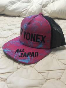 1個限定 最新　オールジャパン　ALL JAPAN　YONEX　ヨネックス　限定キャップ 　2020春　ベリーピンク　YOS24002