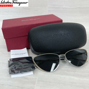 【71457-5BS】 未使用・アウトレット処分品　Salvatore Ferragamo/フェラガモ　サングラス　SF206S 728572　ゴールド　イタリア製