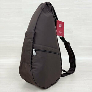 【RTD31】未使用・展示品　Healthy Back Bag ヘルシーバックバッグ　マイクロファイバー M　ショルダーバッグ　クロスボディ　茶