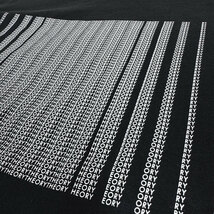 【N C-1】中古　theory セオリー　メンズ　ロゴ Tシャツ　クルーネック　半袖　綿100％　黒　L_画像3